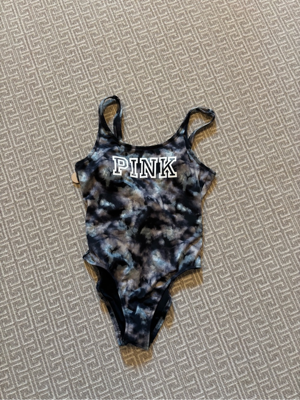 PINK Tie-Dye One-Piece Gym To Swim Swimsuit